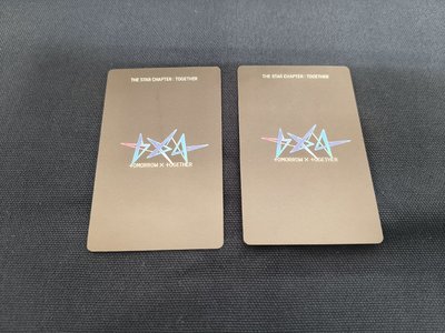 TXT 正規四輯 TOGETHER Weverse Japan 日咖 特典 小卡 然竣 杋圭 圖上兩張一起售