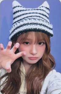 正規一 ms 線下23.0 簽售卡 貓貓針織帽