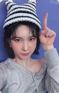 正規一 ms 線下23.0 簽售卡 貓貓針織帽