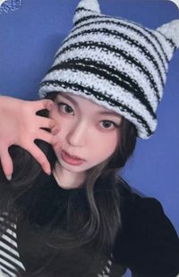 正規一 ms 線下23.0 簽售卡 貓貓針織帽