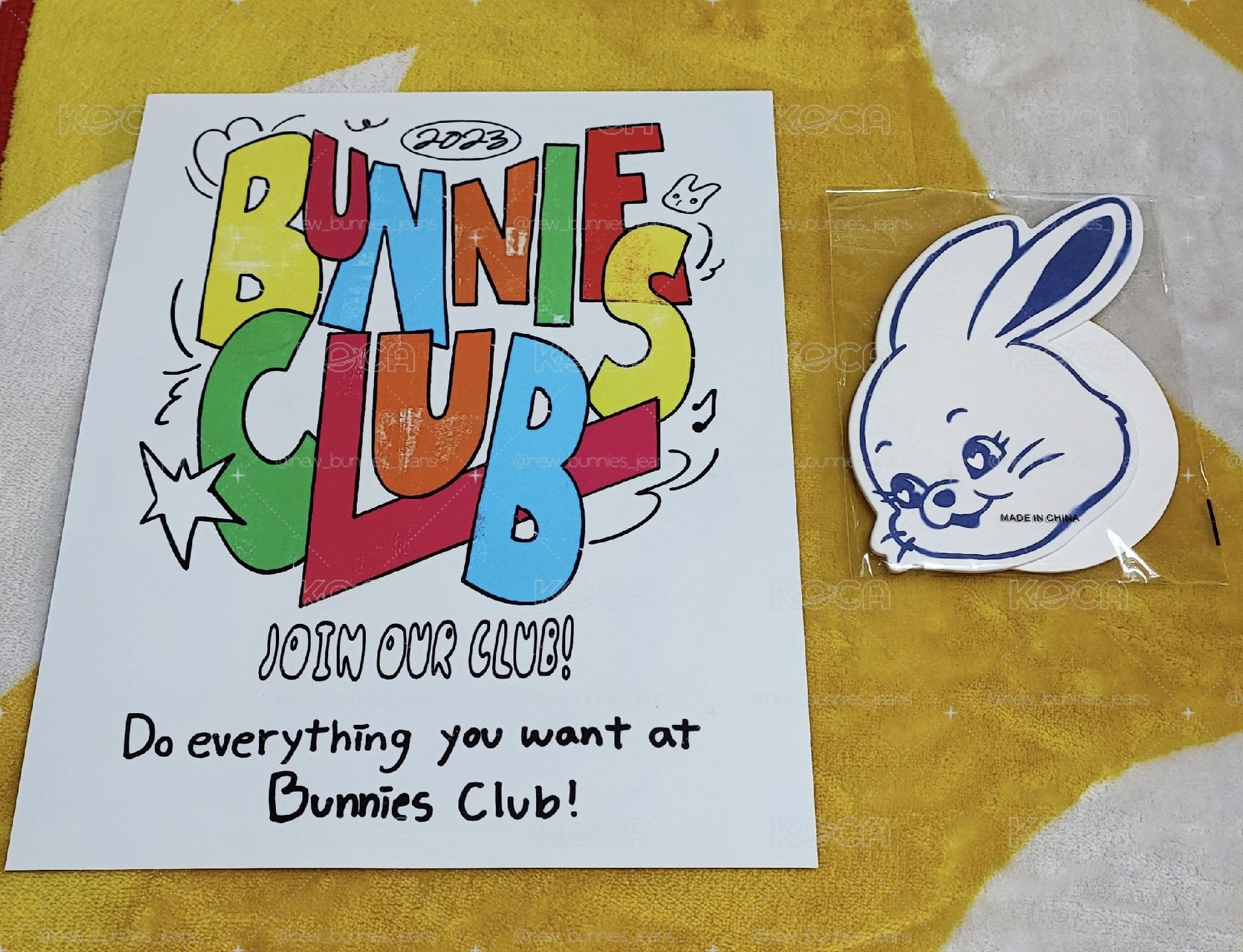 NewJeans 會員禮 一期 BUNNIES CLUB 2023 (不含小卡)