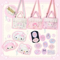 白色荷葉邊系列 大頭造型收納包