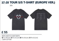 WTL歐美巡 T恤