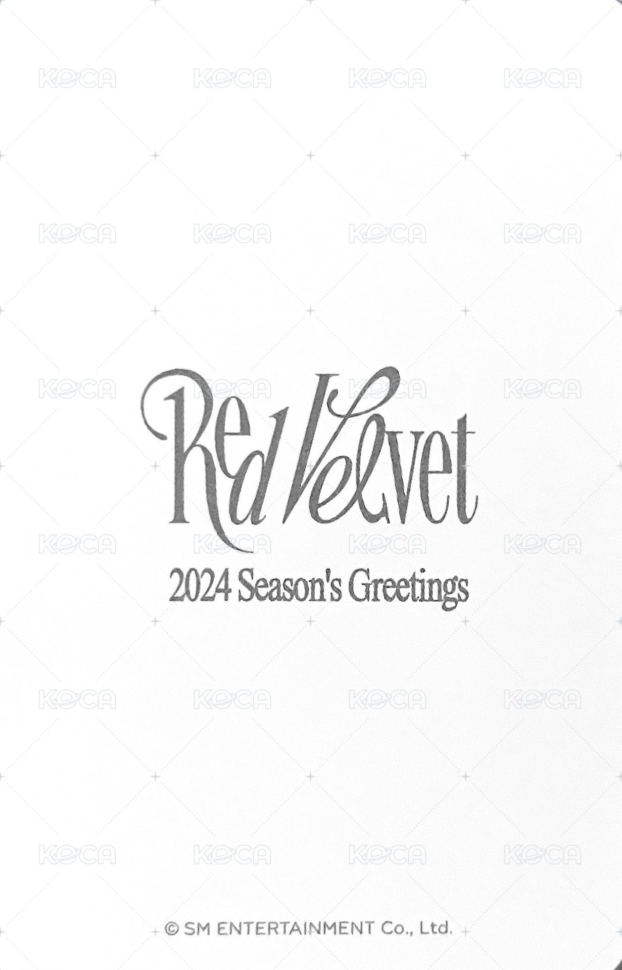 2024年曆 周邊卡 年曆後續 背面