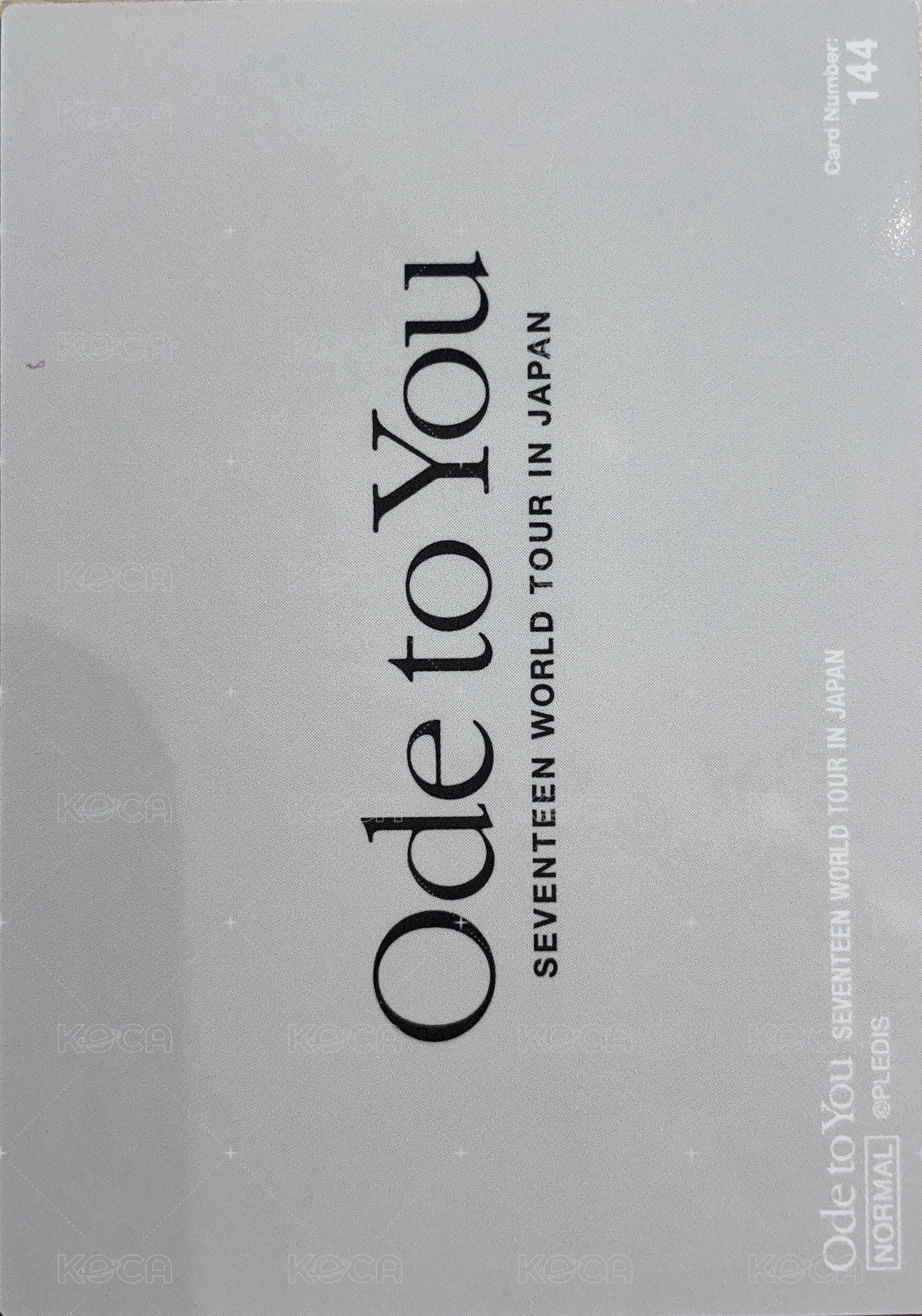 19’OTY 隨機卡  背面