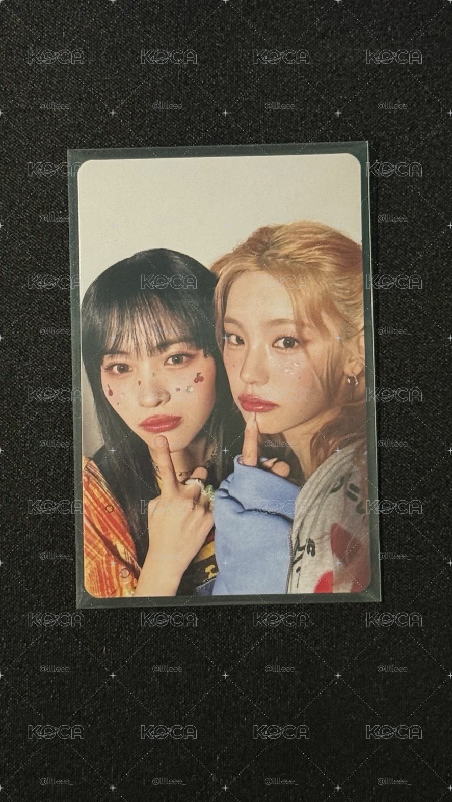 itzy 禮志留真雙人卡