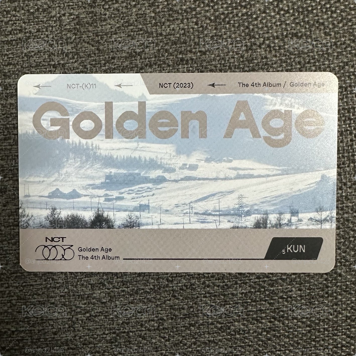 KUN《Golden Age》2023大隊單封 專卡 交通卡