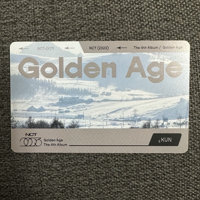 KUN《Golden Age》2023大隊單封 專卡 交通卡