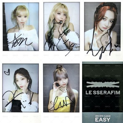 🤍LE SSERAFIM｜采 櫻 允 葉 采｜sw幸運卡拍立得