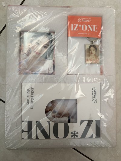 全新未拆 珉周 IZ*ONE DICON 芭蕾D社 單封 雜誌