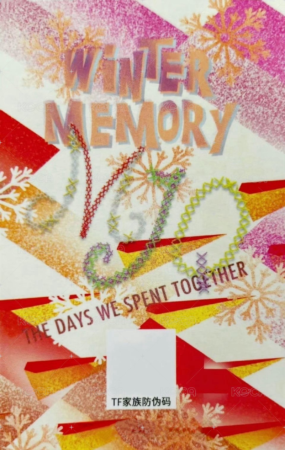 冬日記憶 周邊卡 1單人固卡 背面