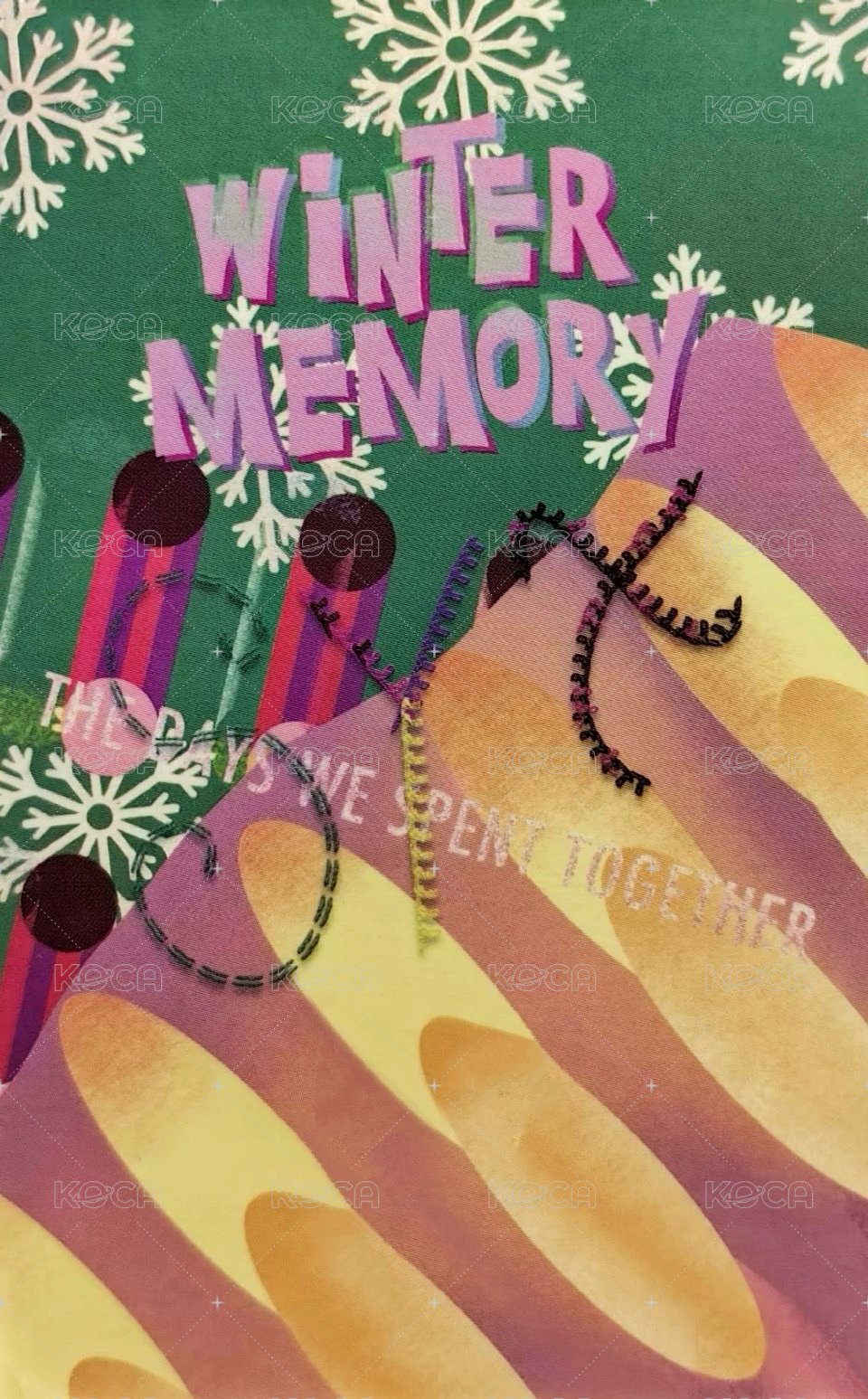 冬日記憶 周邊卡 3單人固卡 背面