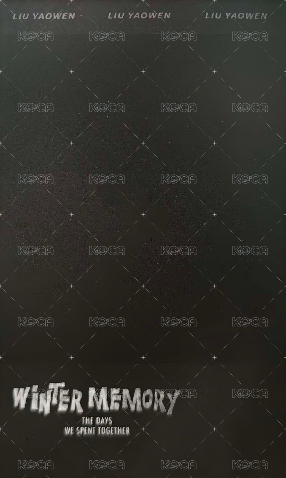 冬日記憶 隨機卡  背面