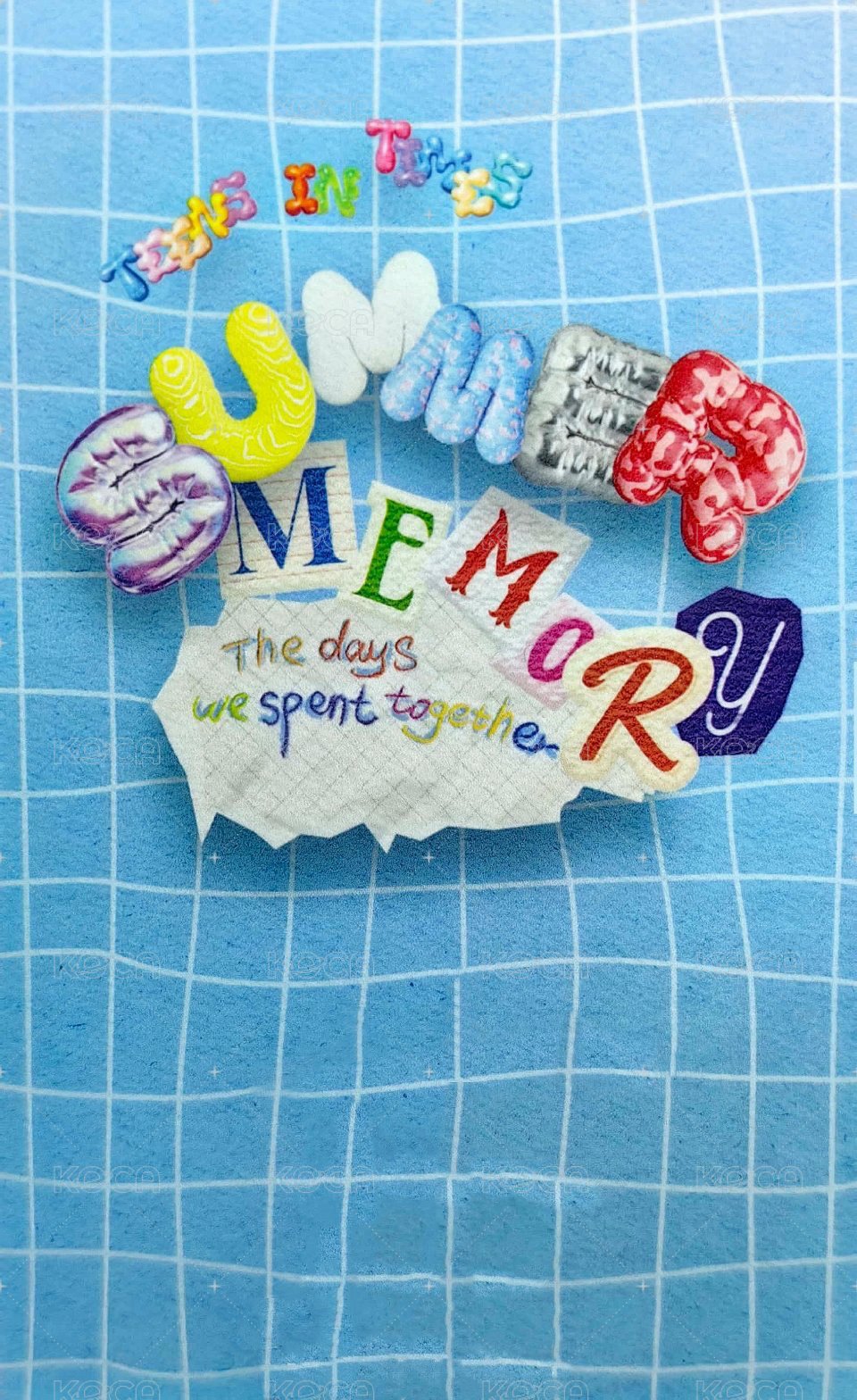 夏日記憶 周邊卡 3團單 背面