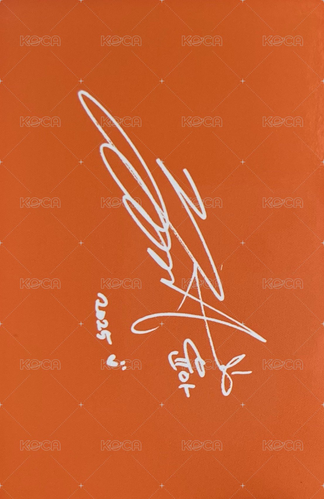 雪花秀 代言卡  背面