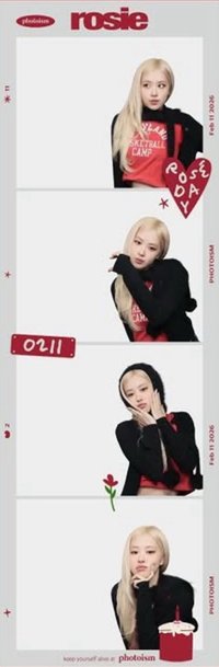 Rosé生日 人生四格卡 