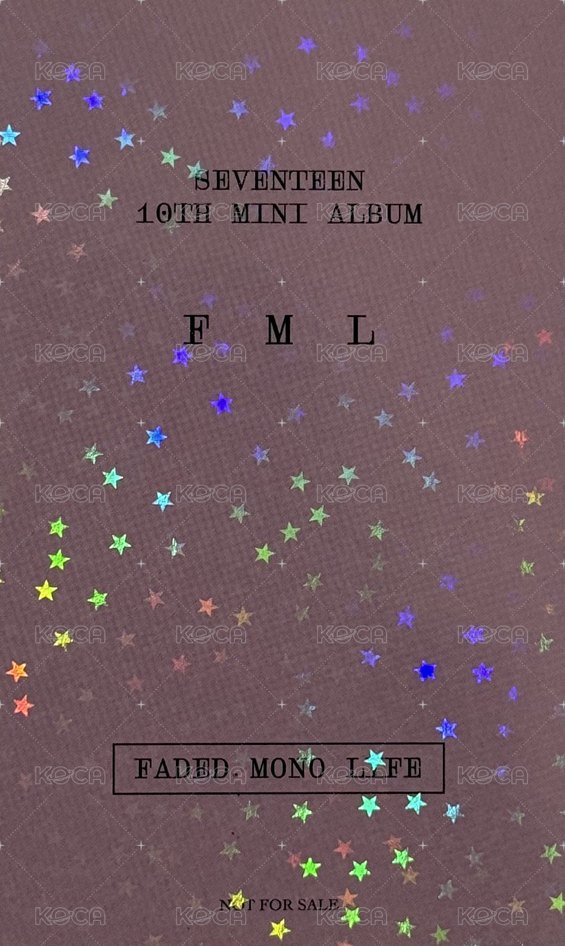 MINI10 hmv 抽選卡  背面