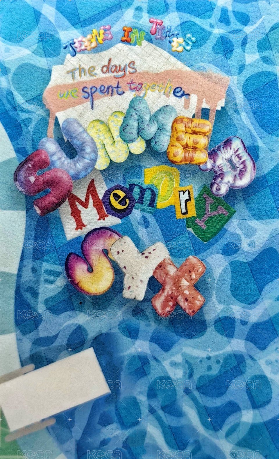 夏日記憶 周邊卡 3單人固卡 背面