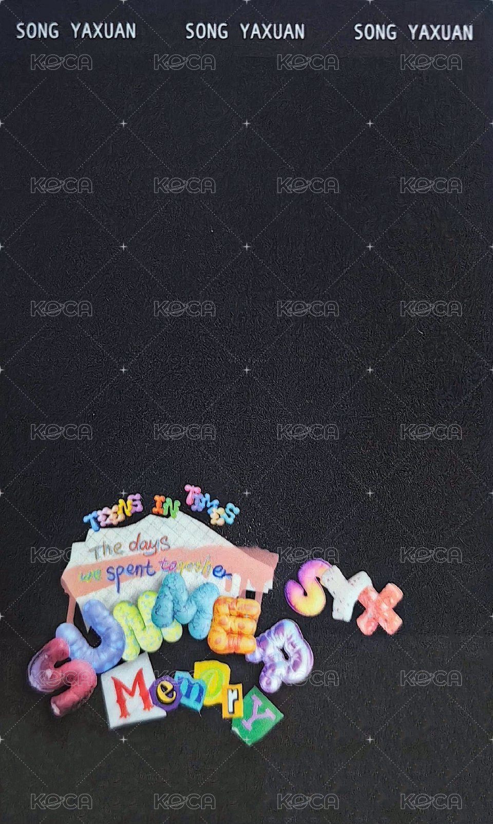 夏日記憶 隨機卡  背面