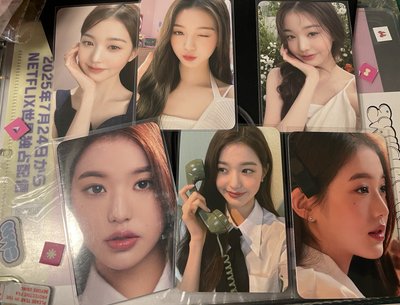 minive line員瑛吊飾娃娃+隱眼卡set （共六張）