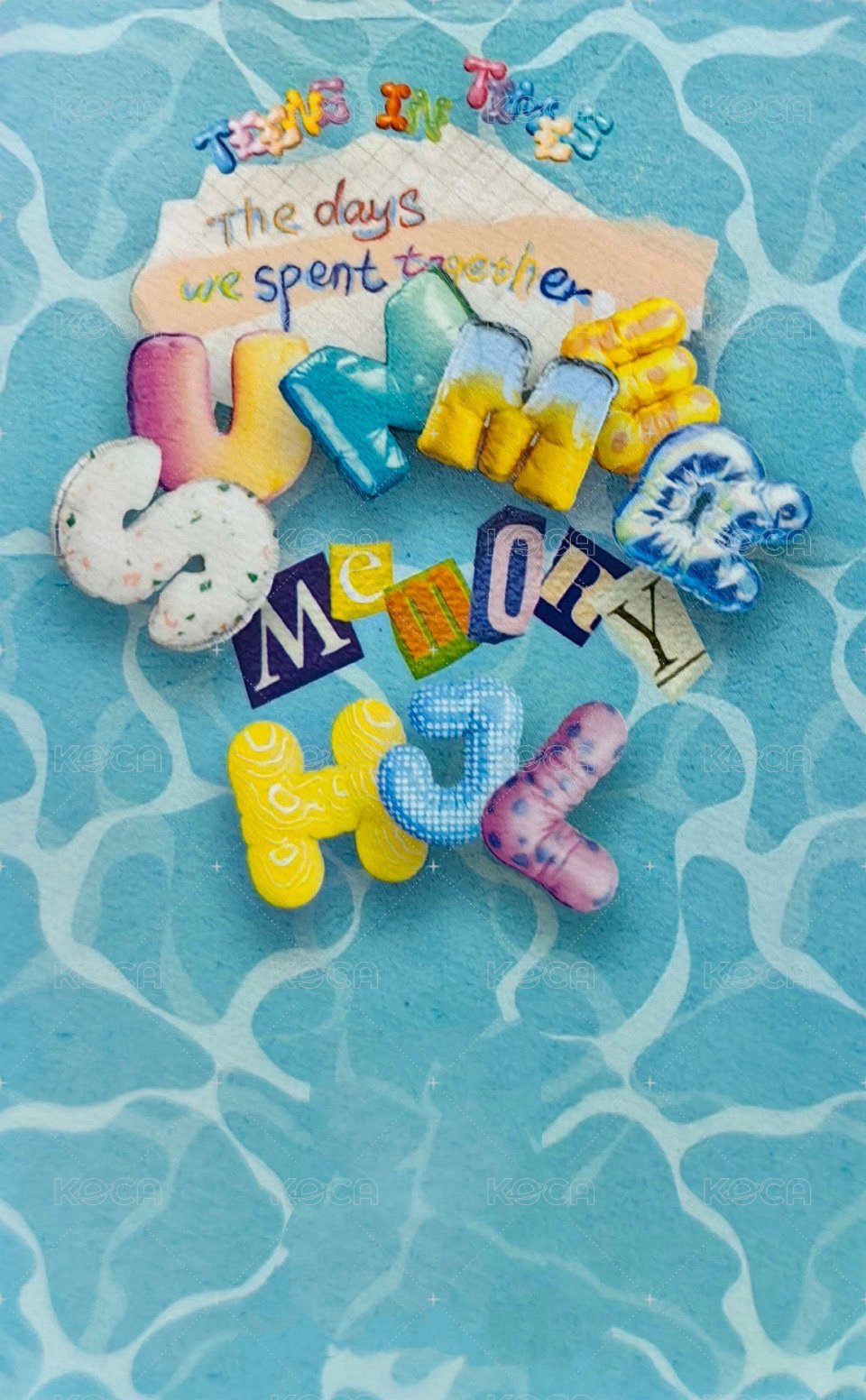 夏日記憶 周邊卡 7單人固卡 背面