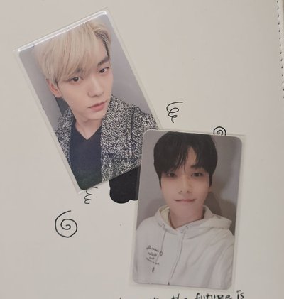 TXT 崔秀彬 金髮西裝 特典卡