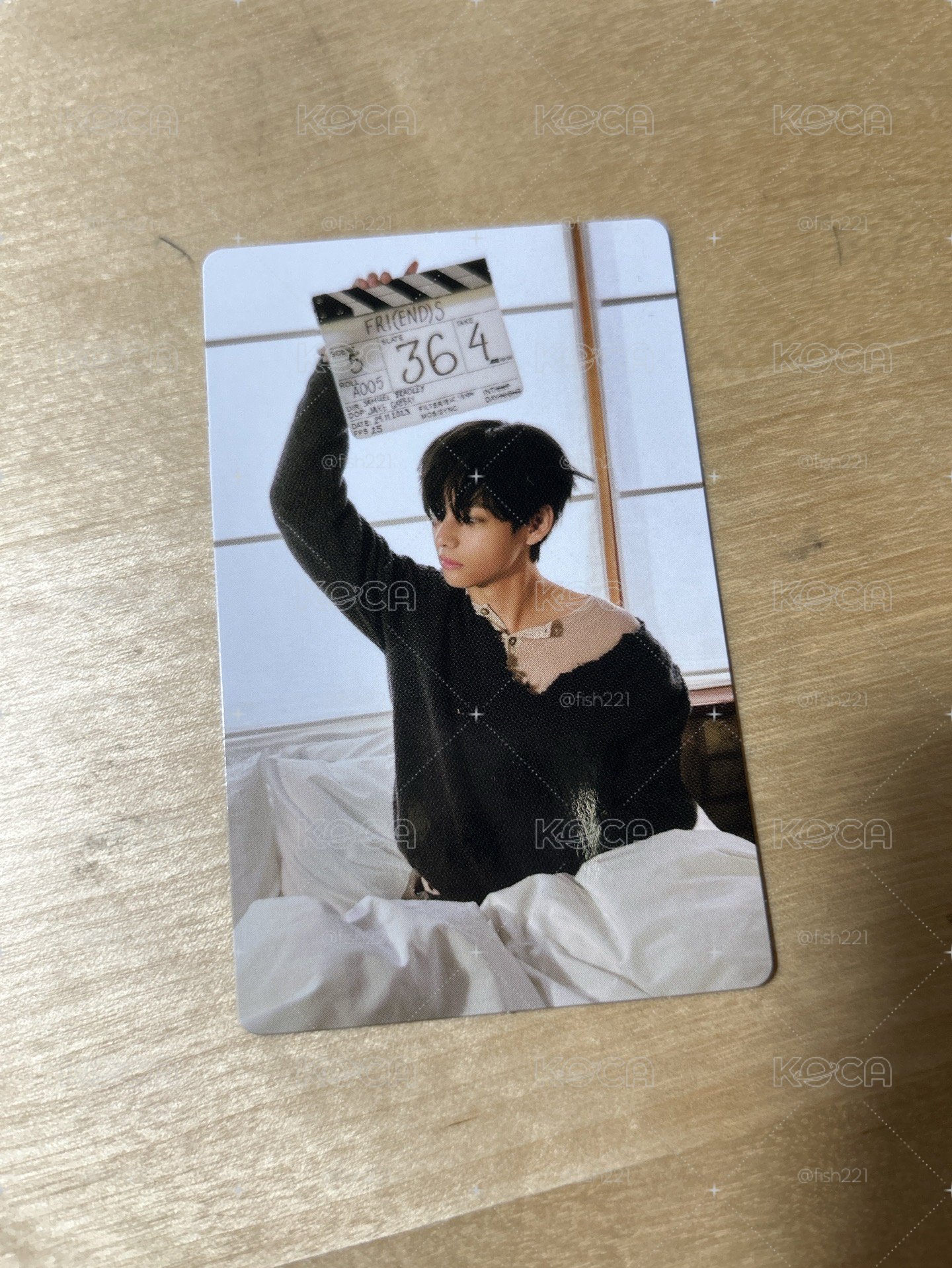 BTS V 泰亨 Friends 日咖 抽選卡
