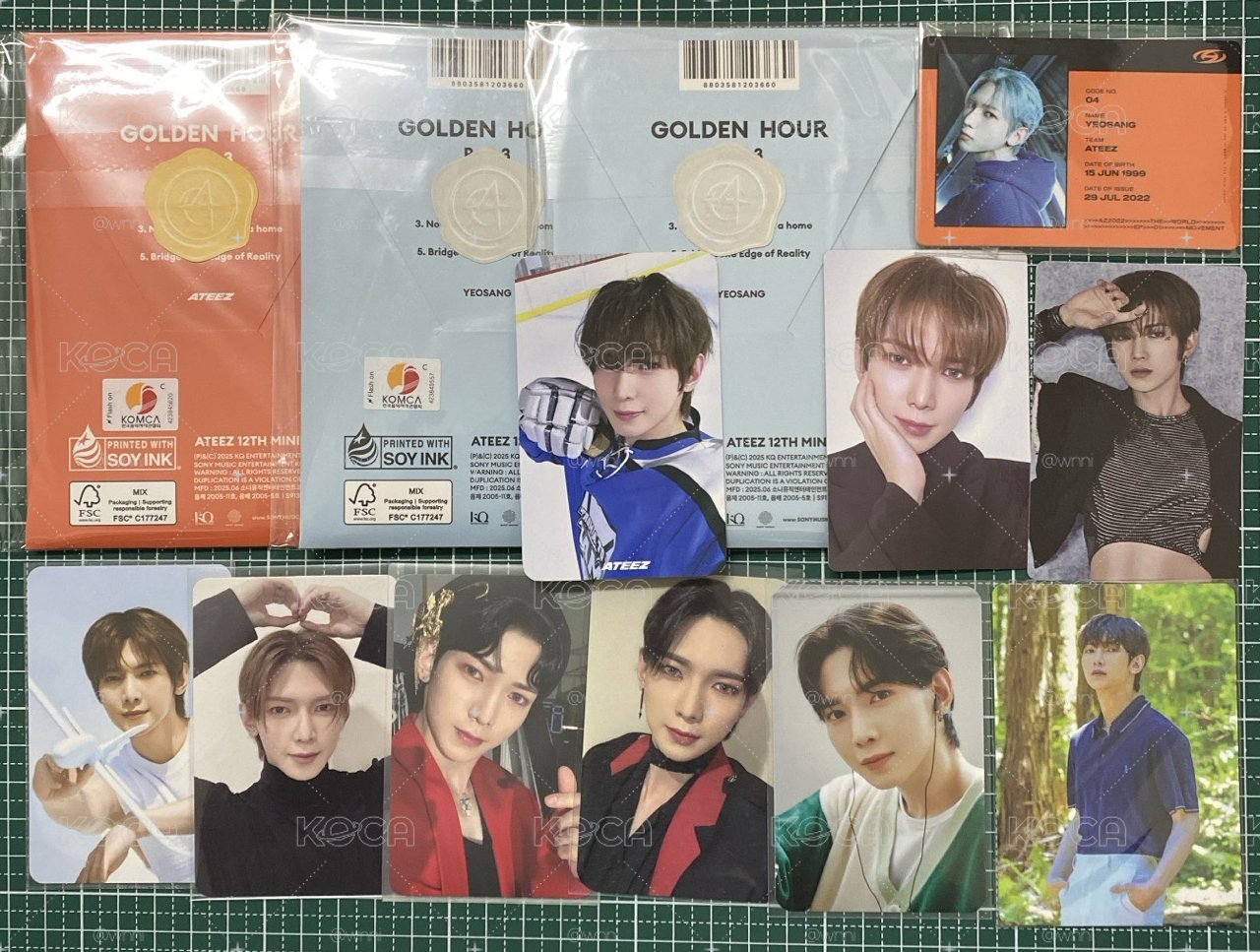 ATEEZ 呂尚小盤 POCA 未拆專
