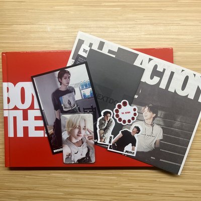 成淏THE ACTION紅專專卡（與專輯一起售 配置如圖）