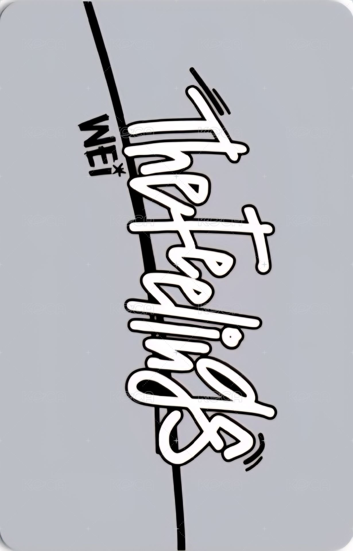 迷你七輯 ms 線上7.0 特典卡 寵物攝像頭 ver. 背面