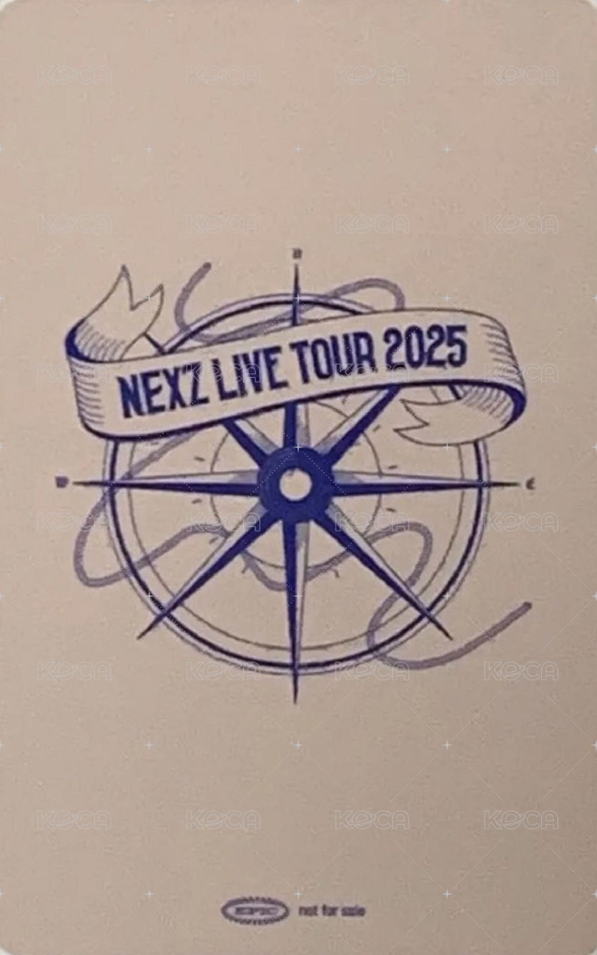 2025 日巡場周 東京場 入場卡 / 場限卡 武道館 雙人卡 背面