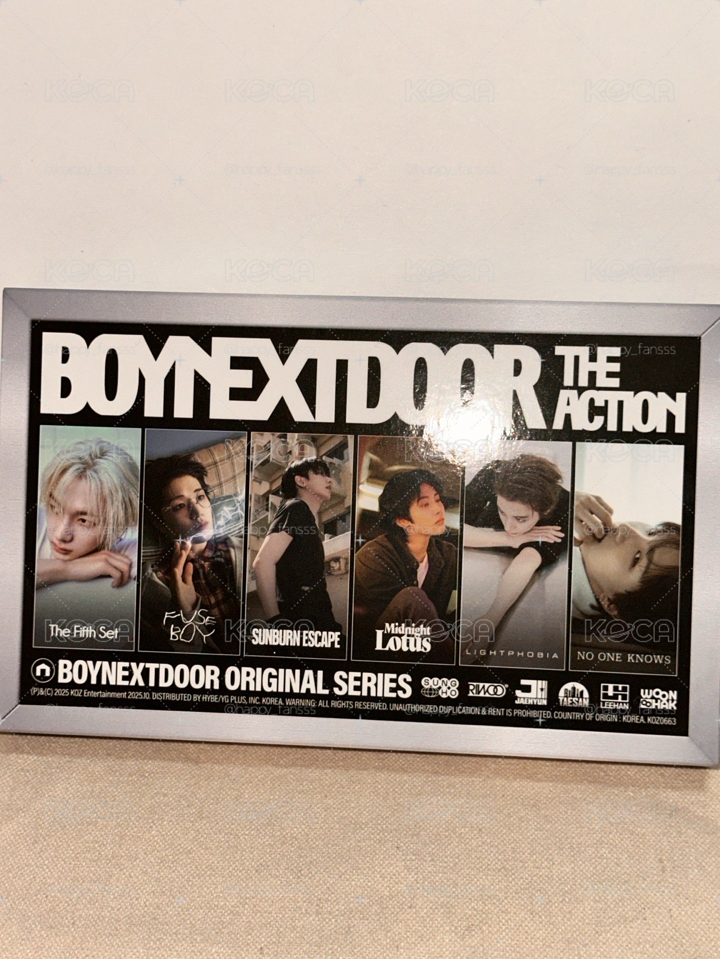 BOYNEXTDOOR SUNGHO—THE ACTION單封