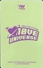 25FM 入場卡 / 場限卡  背面