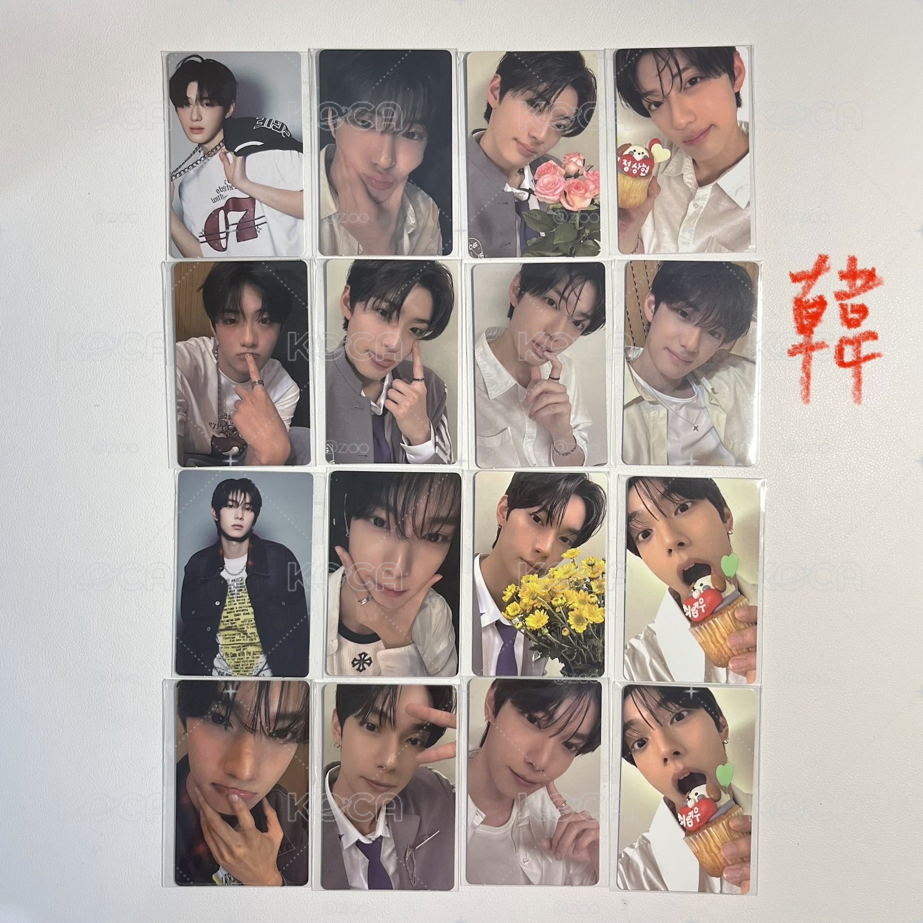 男寶二 BOYS II PLANET 展覽卡 崔立于 張瀚音 鄭相炫 姜玗進 MASATO 糖高卡