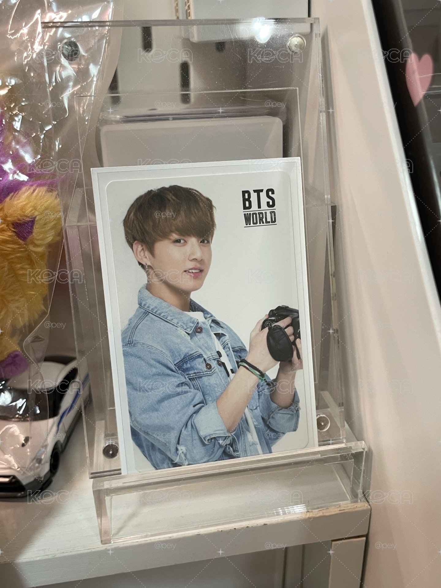Jungkook 田柾國 BTS world ost 雙面小卡