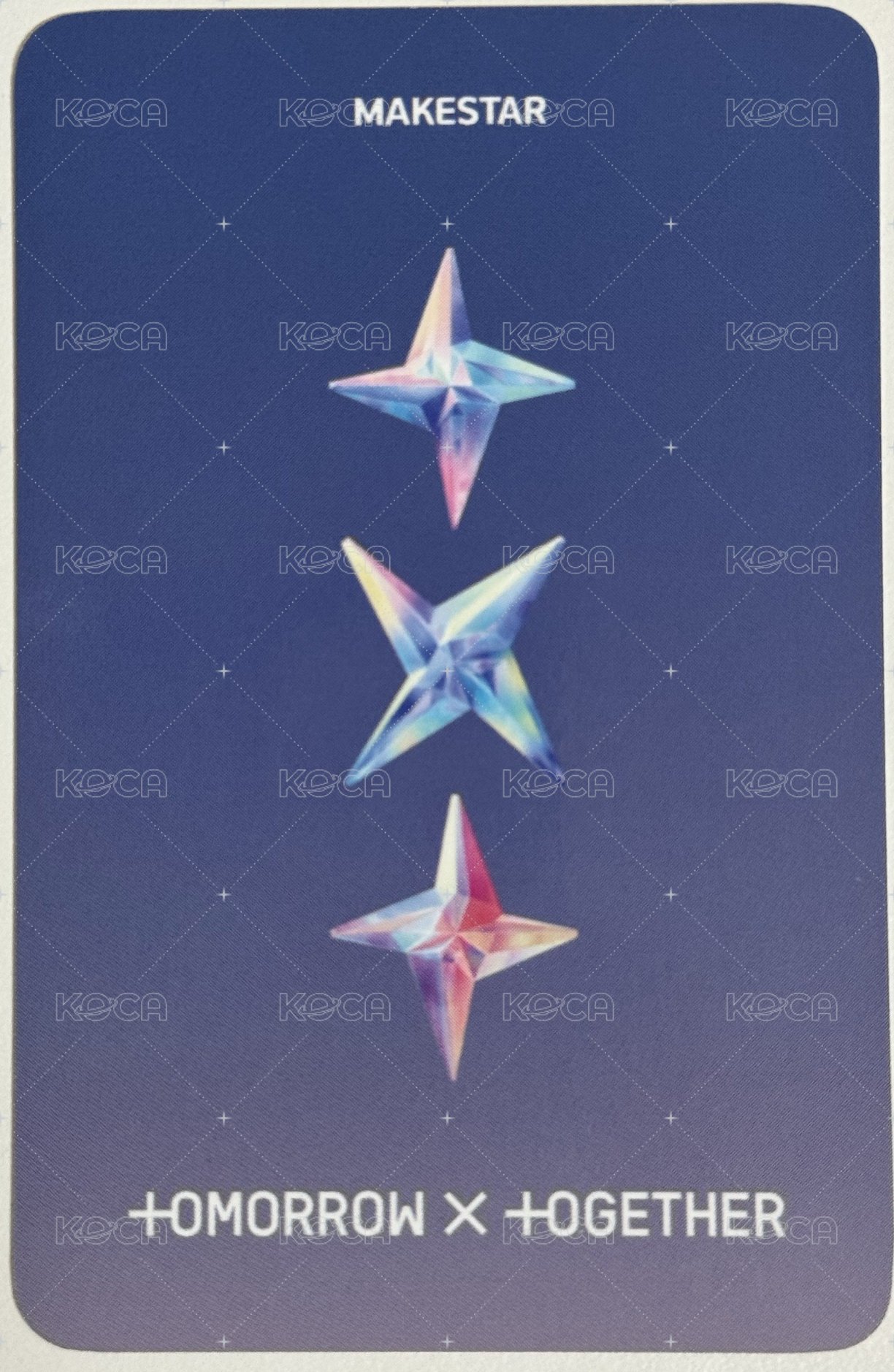 迷七 ms 單封 特典卡 抱貓竣 背面