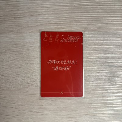 SEVENTEEN 文俊輝 mini9 一直娛聖誕特典