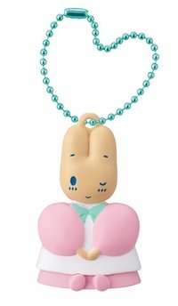 TAKARA TOMY ARTS 扁扁吊飾 吊飾 兔媽媽