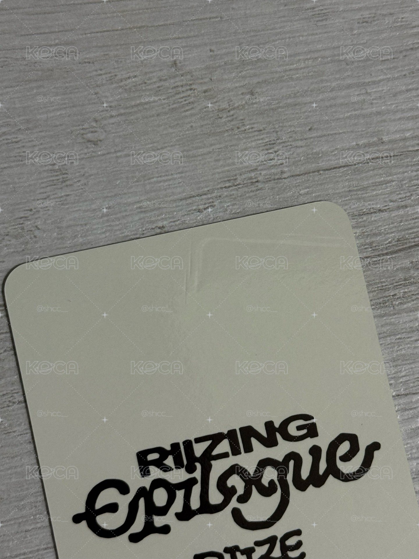 RIIZE RIIZING EP el 幸運卡-燦（有暇