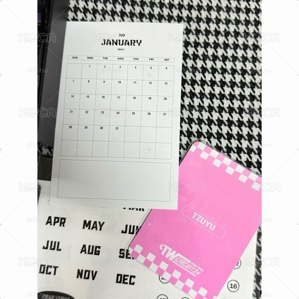 （全套現貨含子瑜特典）twice 絕版日本年曆組 TWICE 2024 小卡 子瑜 紗夏 多賢 momoMina彩瑛娜璉