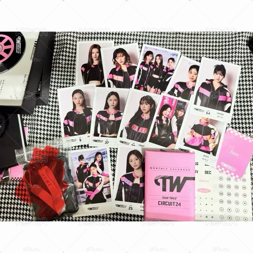 （全套現貨含子瑜特典）twice 絕版日本年曆組 TWICE 2024 小卡 子瑜 紗夏 多賢 momoMina彩瑛娜璉