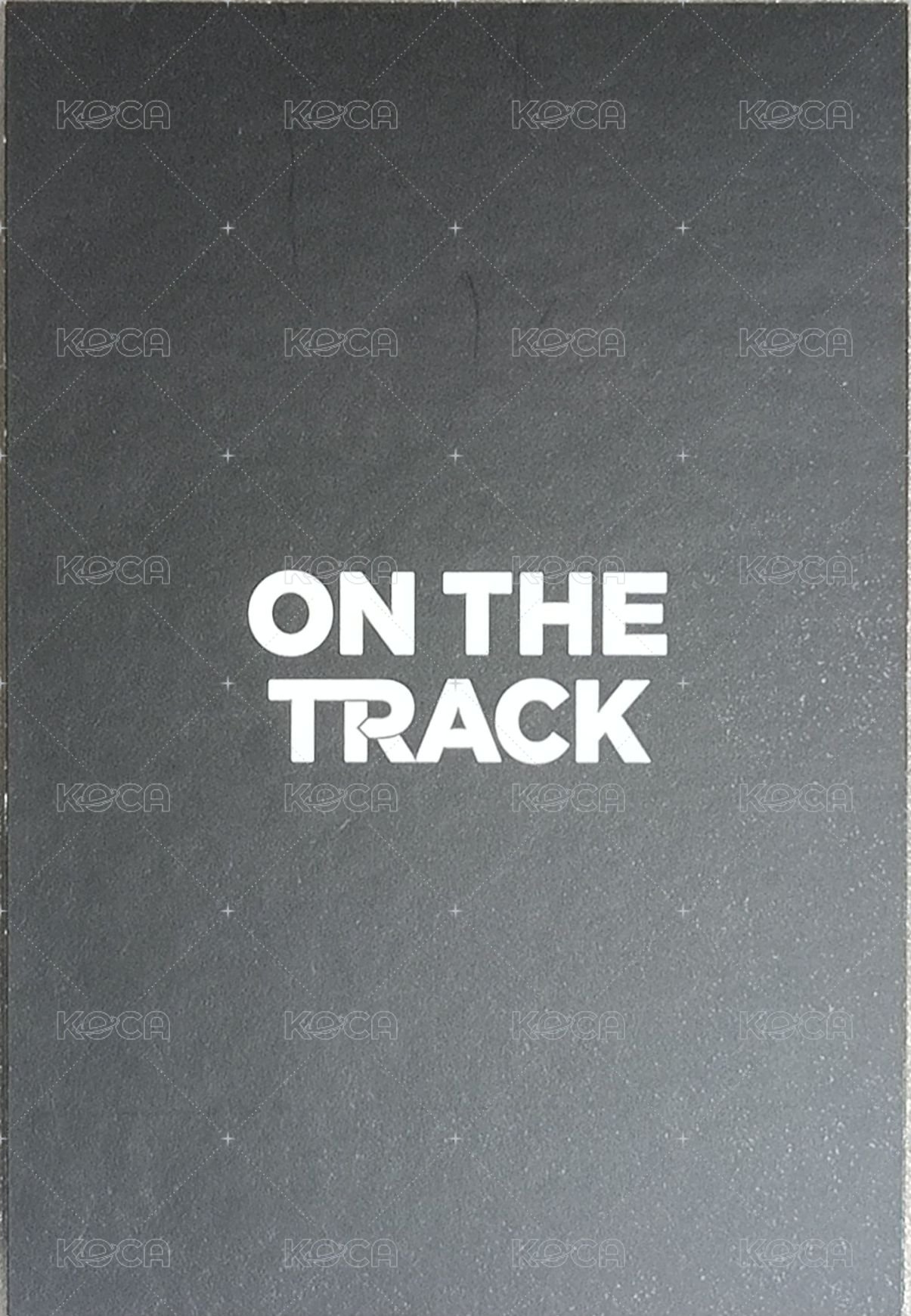 ON THE TRACK On My Way 專輯卡  背面