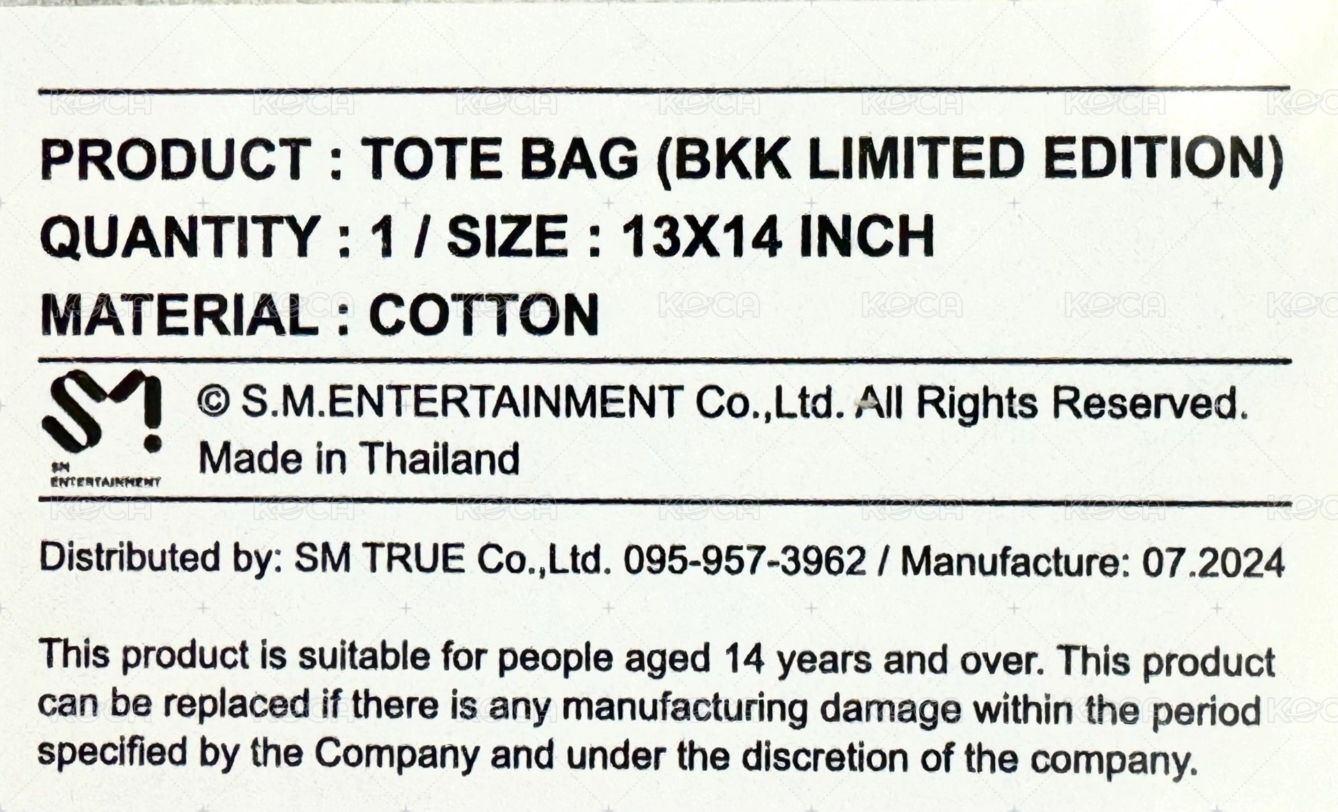 曼谷快閃限定帆布托特包