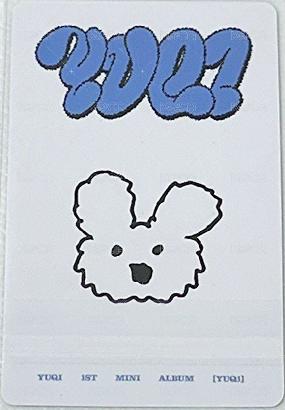 yzy 入場卡 / 場限卡 上海簽售 背面