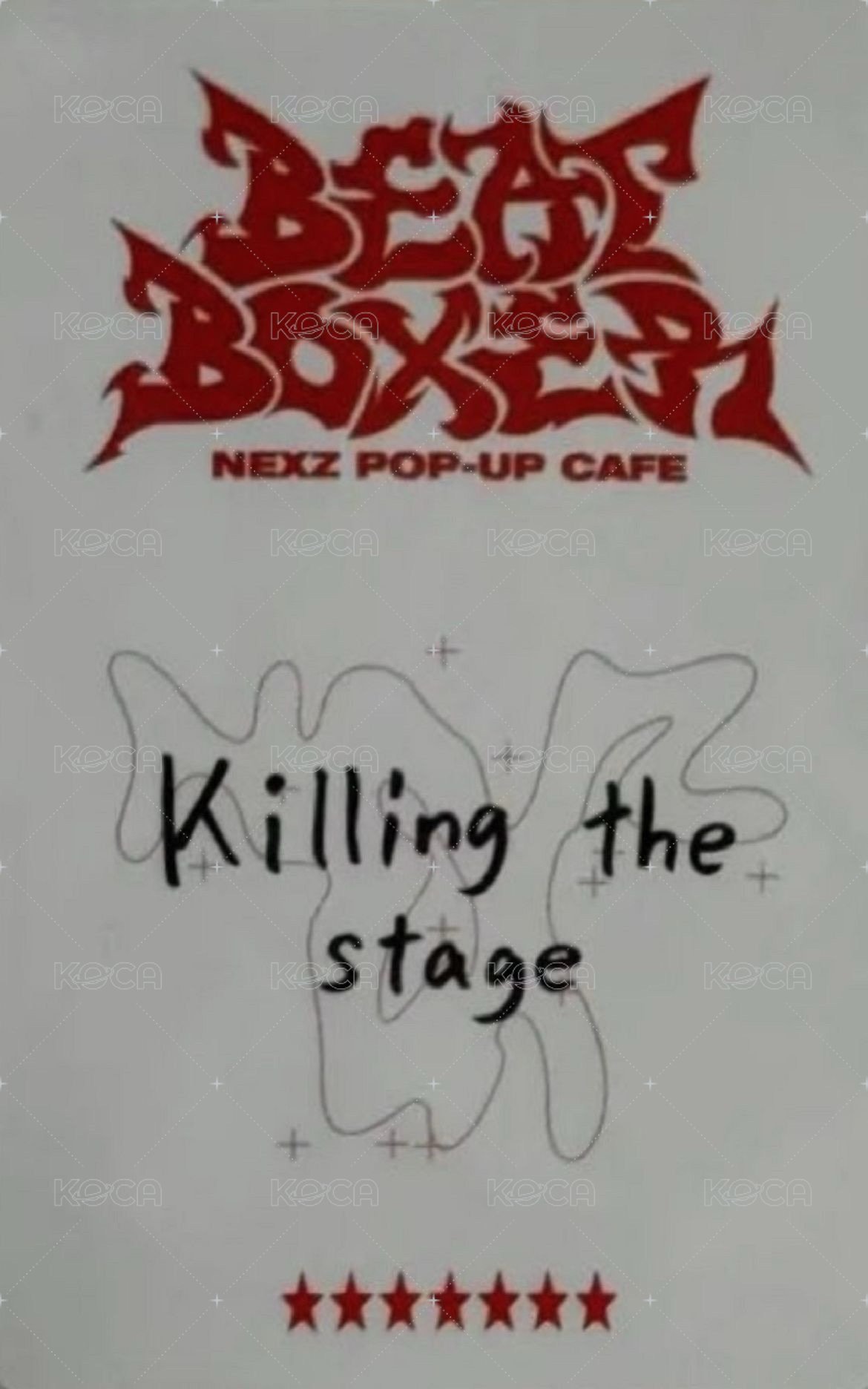 Beat-Boxer 快閃咖啡廳 線下 滿額卡  背面