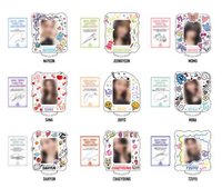 日本七週年 小卡立牌