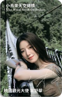 桃園觀光大使 代言卡 小烏來天空步道