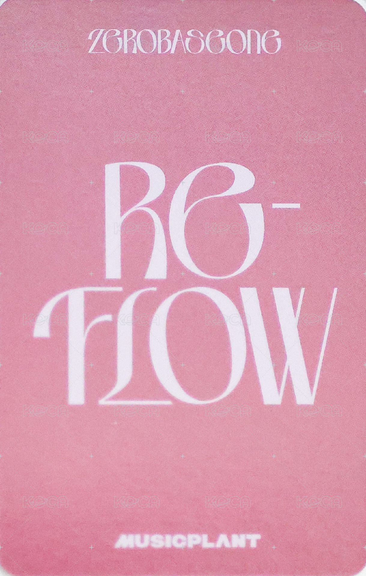 [𝐑𝐄-𝐅𝐋𝐎𝐖] mp 特典卡 比讚 ver. 背面