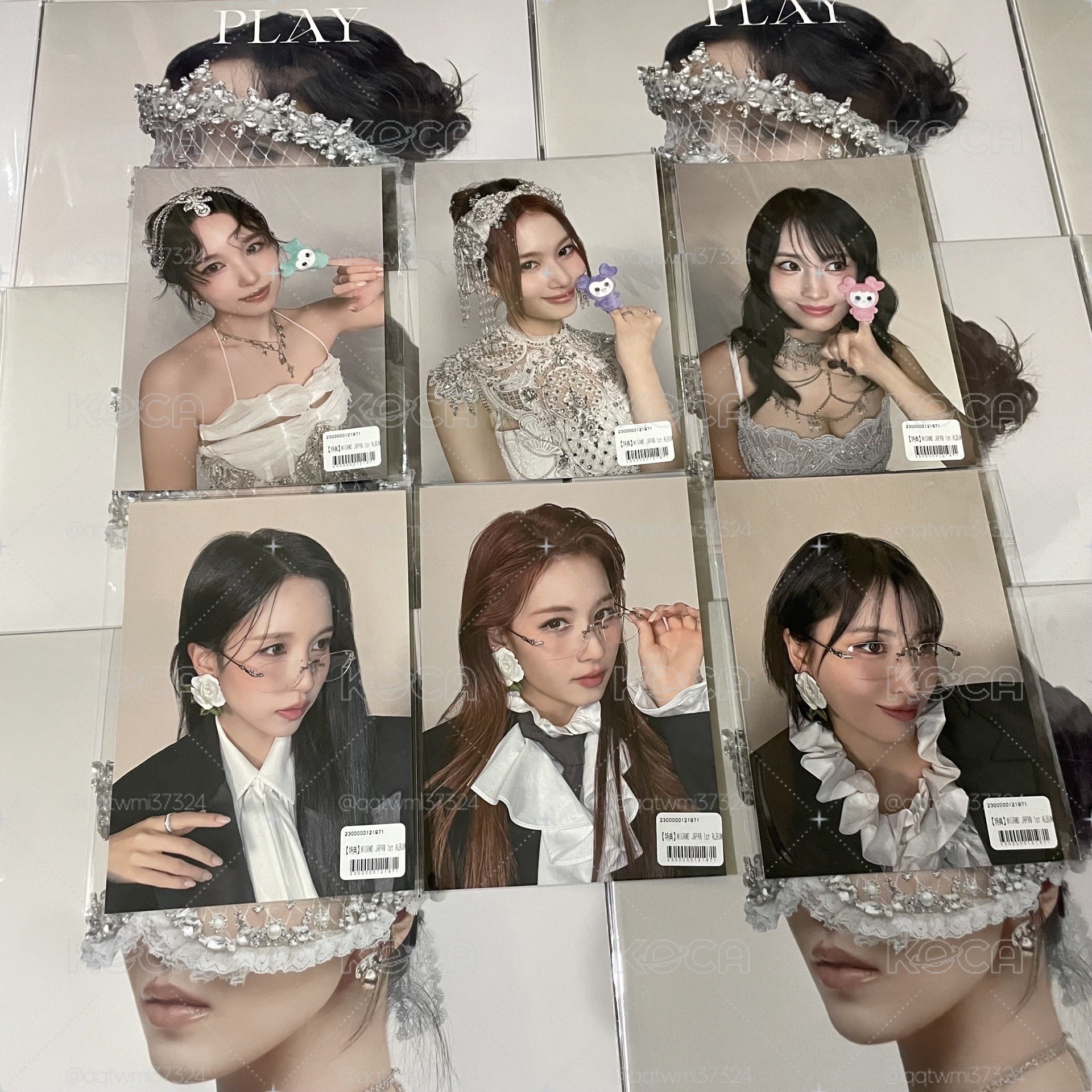 MISAMO PALY MINA/SANA/MOMO單封 三張/套《無應募券》含《ONCE JAPAN特典三張/套》！