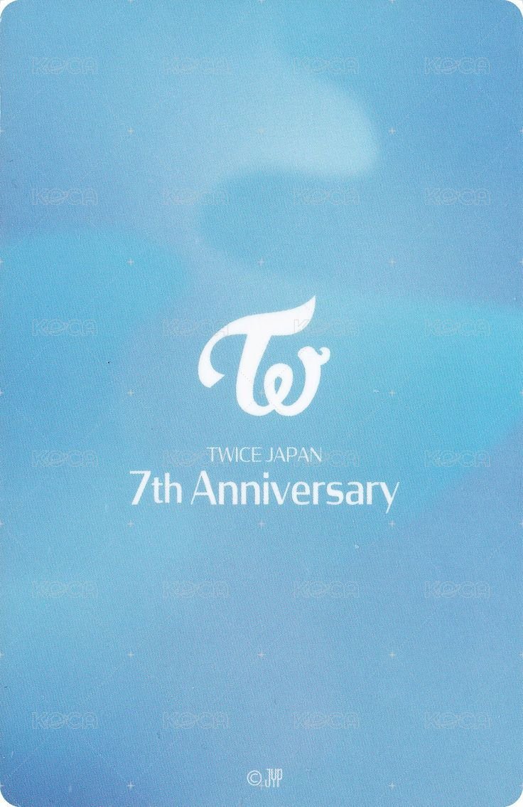 日本七週年 周邊卡 卡冊卡 背面